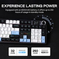 EPOMAKER X Aula F108 PRO Wireless Gaming Billentyűzet Kijelzővel, RGB, Hot Swap, Mac/PC 5