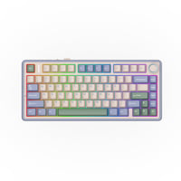 EPOMAKER x AULA F75 Gasket mehanička tipkovnica, 75%, RGB, Bluetooth/2.4GHz/USB-C - zelena 1
