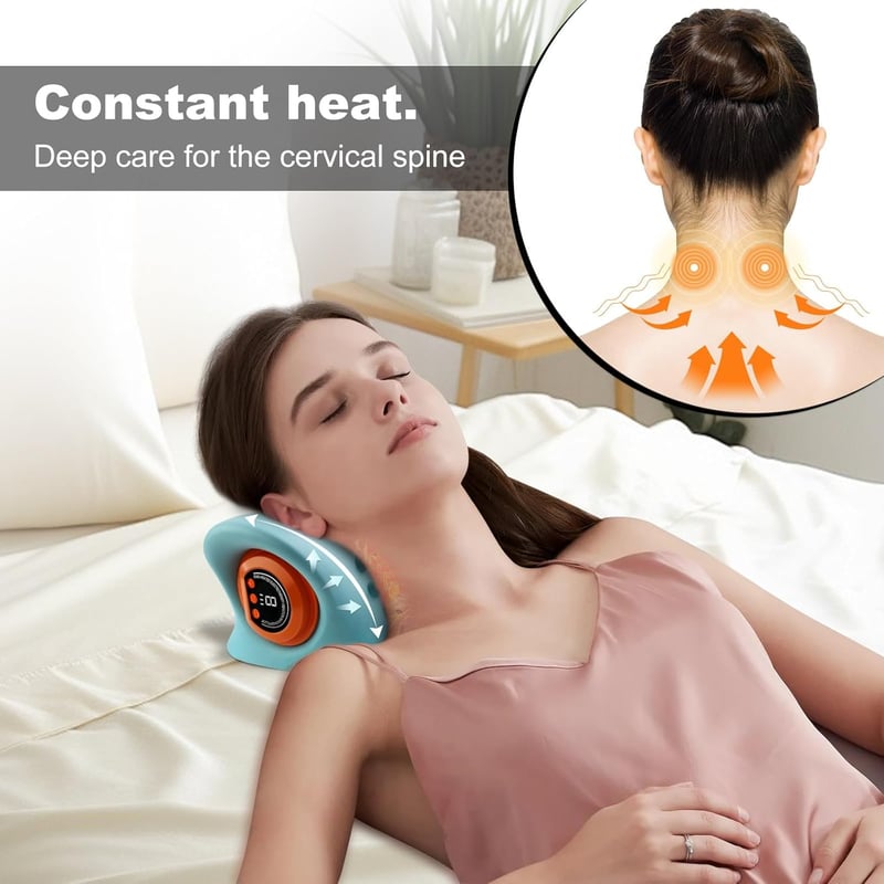 EPROICKS Elektromos Nyakmasszázs Hőfunkcióval, Shiatsu Masszírozó 3 Móddal