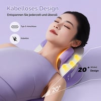 EPROICKS Shiatsu masážny prístroj na krk s funkciou vyhrievania, simuláciou masáže prstami, na viac častí tela, pre mužov aj ženy, tip na darček 4