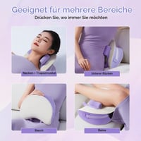 EPROICKS Shiatsu masážny prístroj na krk s funkciou vyhrievania, simuláciou masáže prstami, na viac častí tela, pre mužov aj ženy, tip na darček 6