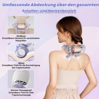 EPROICKS Shiatsu masážny prístroj na krk s funkciou vyhrievania, simuláciou masáže prstami, na viac častí tela, pre mužov aj ženy, tip na darček 2