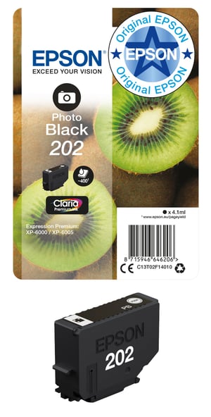Epson 202 Photo Black Claria Premium spremnik s tintom (Kiwi) - crni