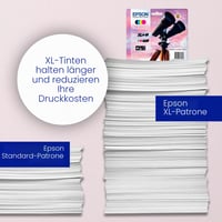 Multipack originálnych vysokokapacitných atramentových kaziet Epson 502XL, 3 ks — Čierna atramentová kazeta nie je súčasťou balenia (stav: pozri 2. obrázok) 6