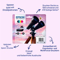 Multipack originálnych vysokokapacitných atramentových kaziet Epson 502XL, 3 ks — Čierna atramentová kazeta nie je súčasťou balenia (stav: pozri 2. obrázok) 4