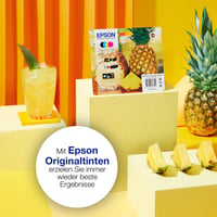 Epson 604 Ananász Multipack atramentové kazety – čierna, azúrová, purpurová, žltá – 1x3,4 ml + 3x2,4 ml – 4 farby 2