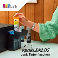 Originálne balenie atramentových fliaš Epson EcoTank 102 – čierna, azúrová, purpurová, žltá – 4-dielne multipack balenie, 337 ml, 25 500 strán 7