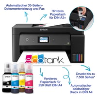 Multifunkčná atramentová tlačiareň Epson EcoTank ET-15000 A3+ WiFi Duplex Fax ADF — chýba súprava atramentov (stav: pozri 2. obrázok) 6