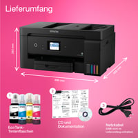 Multifunkčná atramentová tlačiareň Epson EcoTank ET-15000 A3+ WiFi Duplex Fax ADF — chýba súprava atramentov (stav: pozri 2. obrázok) 7