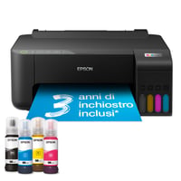 Atramentová tlačiareň Epson EcoTank ET-1810 A4 so zásobníkmi na atrament, 4 fľaštičkami atramentu, Wi-Fi, Wi-Fi Direct, výťažnosťou až 3600 strán čiernobielo a 6500 strán farebne 1