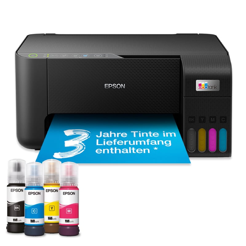 Multifunkčná atramentová tlačiareň Epson EcoTank ET-2862 A4 s Wi-Fi – vrátane atramentu na 3 roky