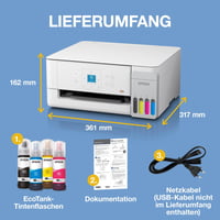 Epson EcoTank ET-2926 Wi-Fi Multifunkciós Tintasugaras Nyomtató - Nyomtatás, Másolás, Szkennelés, A4, AirPrint, LCD Kijelző, Akár 3 Év Tinta 7
