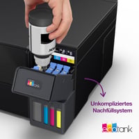 Epson EcoTank ET-2955 A4 Multifunkciós Tintapatron-mentes Nyomtató – Wi-Fi, AirPrint, Duplex, Szkennelés, Másolás, 3,7 cm LCD, 3 év tinta 10