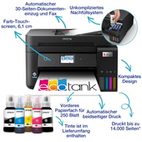 Multifunkčná atramentová tlačiareň Epson EcoTank ET-4850 A4 s Wi-Fi a zásobou atramentu na 3 roky 3