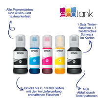 Multifunkčná atramentová tlačiareň Epson EcoTank ET-5170 – CHYBNÁ — chybná, čiastočne funkčná: Vyliaty atrament (stav: viď 2. obrázok) 10