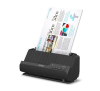 Scanner Wi-Fi Epson ES-C320W, scanner de documente A4 compact pentru afaceri, duplex cu alimentator de coli, consum redus de energie, negru 1