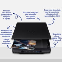 Plochý skener fotografií a dokumentov Epson Perfection V39II formátu A4 so stojanom 3