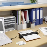 Prenosný A4 skener dokumentov Epson WorkForce ES-50 pre malé kancelárie a domáce použitie, rýchle skenovanie, čierny 2