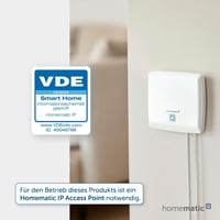 eQ-3 AG Homematic IP Okos Mérőóra Interfész - Energiafogyasztás Figyelő Otthoni Automatizáláshoz, Fekete, 2 AA Elemmel 4