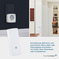 eQ-3 AG Homematic IP Okos Mérőóra Interfész - Energiafogyasztás Figyelő Otthoni Automatizáláshoz, Fekete, 2 AA Elemmel 5