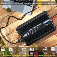 Menič napätia ERAYAK 8102U1 1500W/3000W, 12V-230V 5