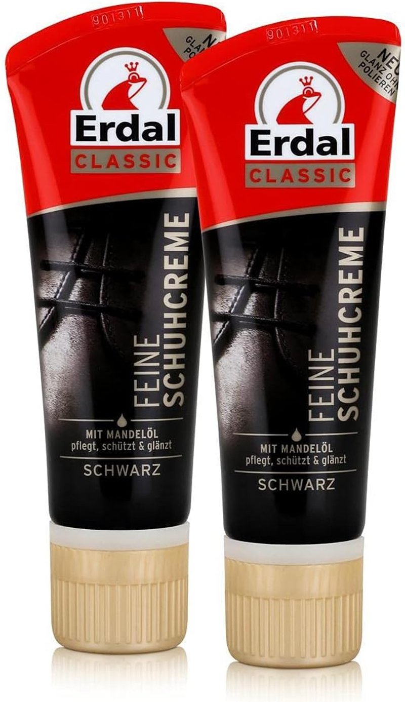 Erdal Classic Fekete Cipőkrém Mandulaolajos 75ml 2db