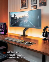 Držiak na monitor ErGear pre 13-40-palcové ultrawide obrazovky, nosnosť 12 kg, sklopný a otočný, VESA 75x75/100x100 mm, upevnenie na stôl 7