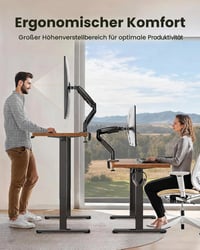 Držiak na monitor ErGear pre 13-40-palcové ultrawide obrazovky, nosnosť 12 kg, sklopný a otočný, VESA 75x75/100x100 mm, upevnenie na stôl 6