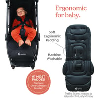 Ergobaby Metro+ Kompakt Könnyű Esernyős Babakocsi - Palaszürke 3