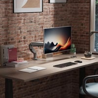 Ergosolid F80-0 gázrugós monitor kar, 17-32", VESA 75/100 mm, 360°-ban forgatható 8