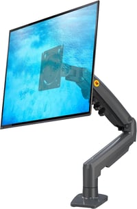 Ergosolid F80-0 gázrugós monitor kar, 17-32", VESA 75/100 mm, 360°-ban forgatható 2