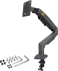 Ergosolid F80-0 gázrugós monitor kar, 17-32", VESA 75/100 mm, 360°-ban forgatható 4