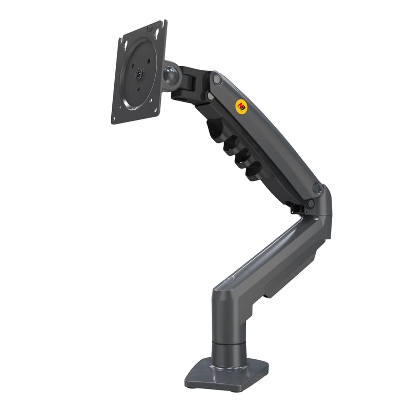 Plynový držiak na monitor Ergosolid F80-0, 17-32", VESA 75/100 mm, otočný o 360°