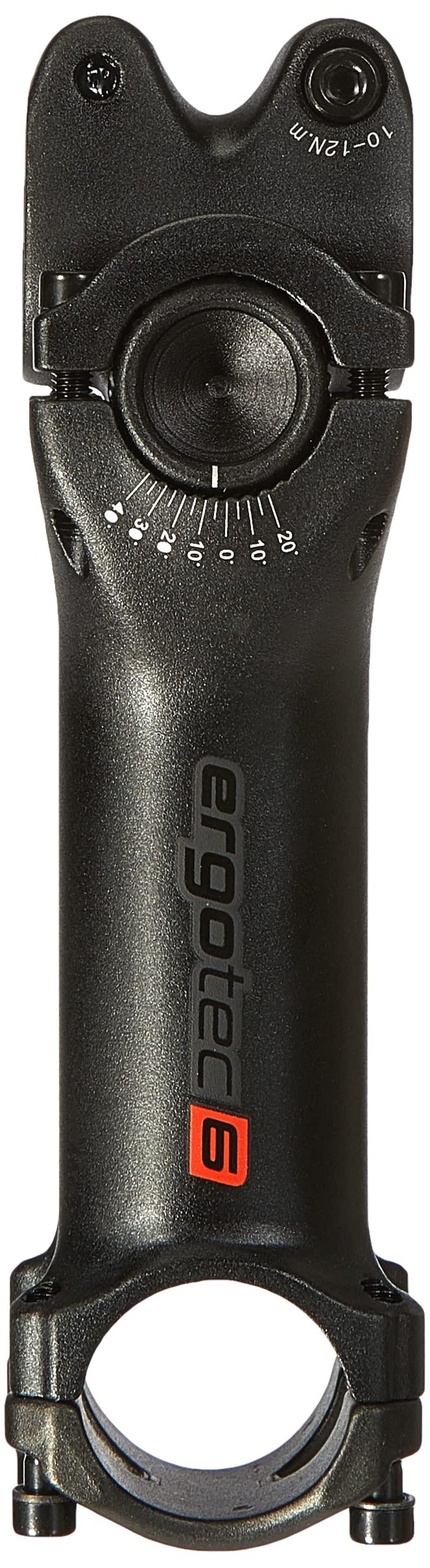 Ergotec Predstavec riadidiel 10 x 4 x 4 cm čierny adaptér na bicykel