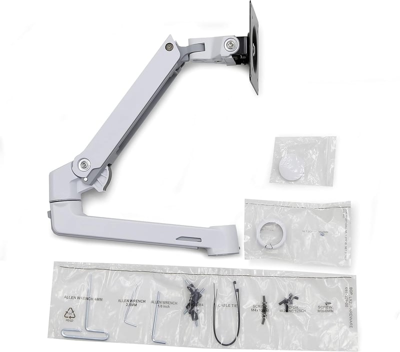 Ergotron LX ARM kiterjesztés és nyakörv készlet monitor tartóhoz - LX Extension and Collar Kit, White, 3 displays