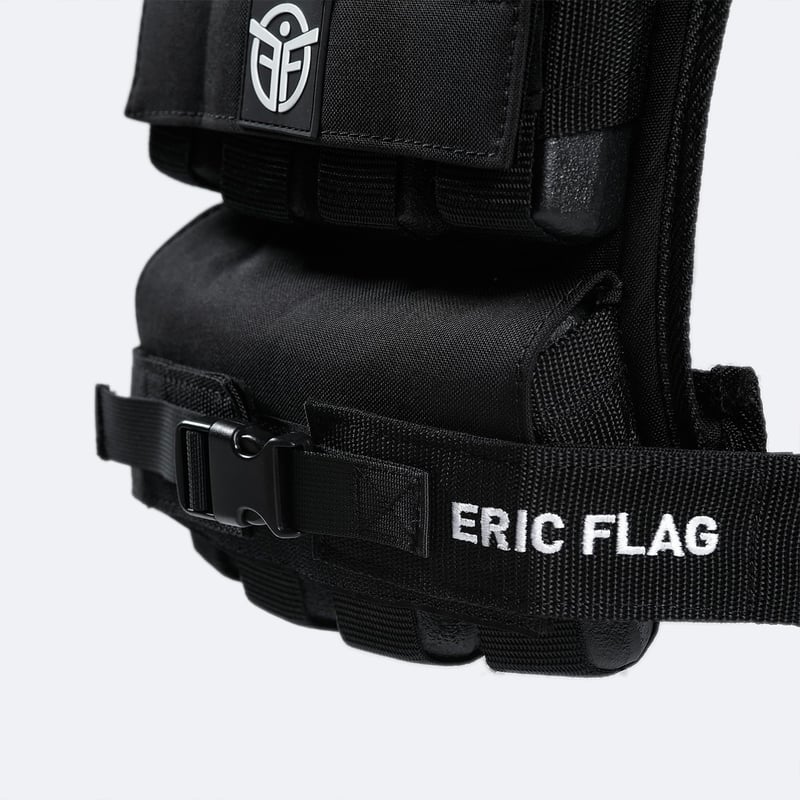 Eric Flag Állítható Súlymellény 0-40 lb (18 kg) - Kivehető Vas Súlyokkal Futáshoz, Erőnléti Edzéshez - Kompakt, Strapabíró Oxford Anyag - Fé