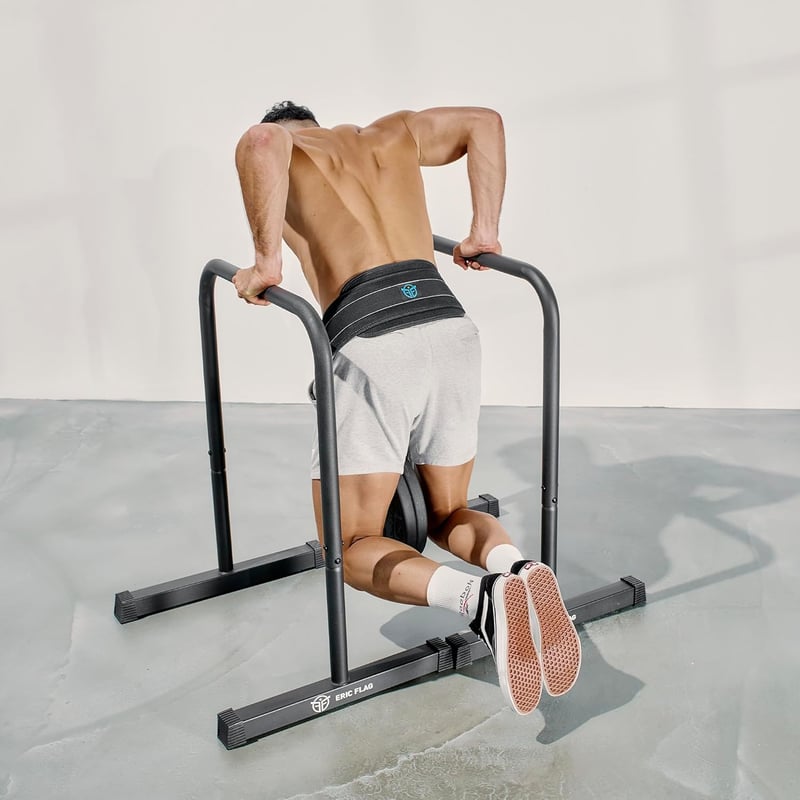 Eric Flag Dip Öv Calisthenics Edzéshez Acélláncal Karabinerrel Súlyzás