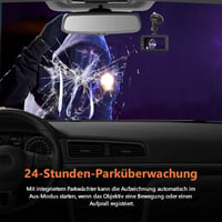 ERIDAX dual fedélzeti kamera elöl-hátul, FHD 1080P, 3" IPS kijelző, éjszakai látás 7