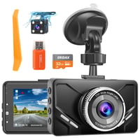 ERIDAX dual auto kamera za snimanje sprijeda i straga, FHD 1080P, 3" IPS zaslon, noćni vid 2