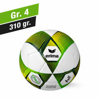 Futsalová lopta Erima Hybrid Lite 290 - veľkosť 4, zelená/žltá - unisex juniorská lopta na sálový futbal 4
