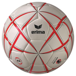 Erima Magic White Pro rukometna lopta – bijela/crvena, veličina 3 – rabljena, s natpisima ispisanim flomasterom (stanje: vidi 2. sliku)
