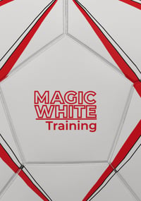 Tréningová hádzanárska lopta Erima Magic White – bielo-červená, veľkosť 0, tréningová lopta 3