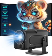 Eroshoo HY320 Hordozható Mini Projektor Android 11 - 1080P Felbontás, 12000 Lumen, 4K Támogatás, WIFI6, BT5.0, Automatikus Keystone, USB/Fir 1