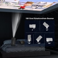 Eroshoo HY320 Hordozható Mini Projektor Android 11 - 1080P Felbontás, 12000 Lumen, 4K Támogatás, WIFI6, BT5.0, Automatikus Keystone, USB/Fir 7