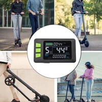 Erpmlyo LCD Kijelző Elektromos Roller Számláló 24V 36V 48V 60V Színes Műszerfal 5