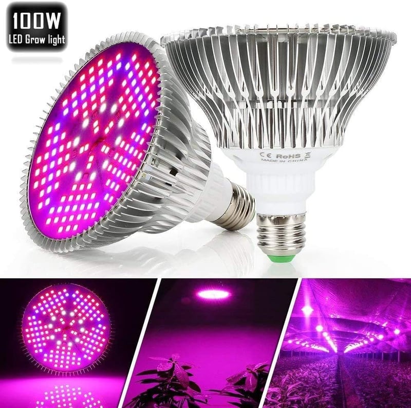Esbaybulbs LED Növénylámpa E27 Teljes Spektrum Növekedési Fény