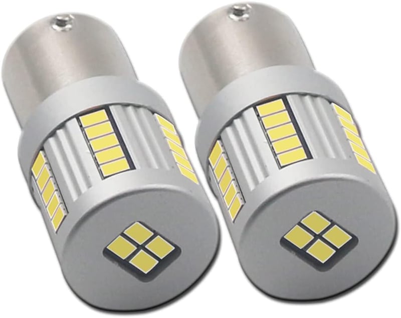 Eseastar S25 BA15S P21W LED izzó fehér 6000K autóhoz 2db