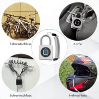 Eseesmart Ujjlenyomat Lakat - Bluetooth Okos Zár Vízálló Kerékpárhoz, Szekrényhez, Sisákhoz 9