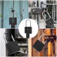 Eseesmart ujjlenyomat lakat hosszú shackle vízálló kulcs app 7