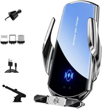 Esenlong 15W bezdrôtová nabíjačka do auta a držiak na telefón, magnetické automatické uchytenie, Qi rýchlonabíjanie 1